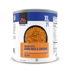 mountain house mexican style adobo rice and chicken #10 can